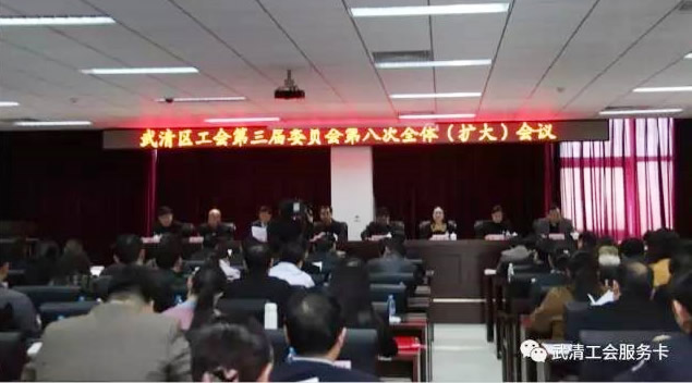 武清区工会召开第三届委员会第八次全体（扩大）会议(图1)