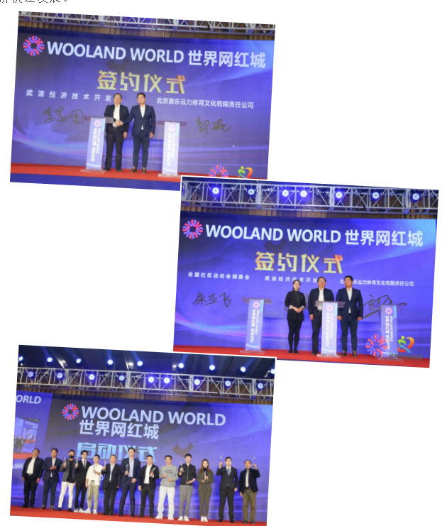 Cultivation of New Dynamics, Development of New Industries, WoolandWorld World Online Star Town in Wuqing Development Zone Officially Launched(图5)