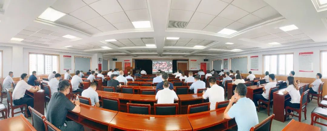 Wuqing Development Zone Organized Watching of the Live Stream of Centenary Anniversary for the Founding of Chinese Communist Party(图4)