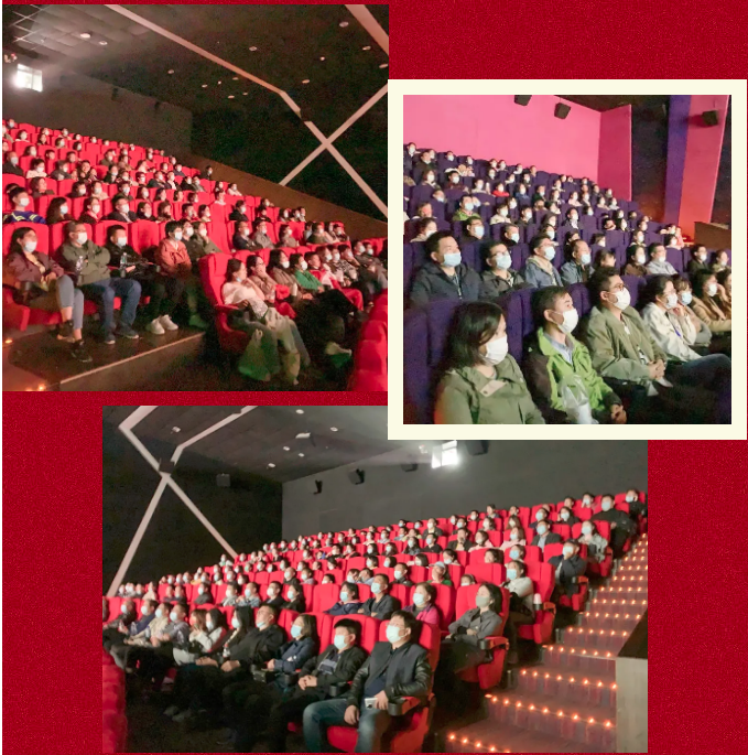 [Inauguration of a New Journey after Century of Toiling Endeavors] Party Members in Wuqing Development Zone Marshaled to Watch Battle at Lake Changjing(图5)