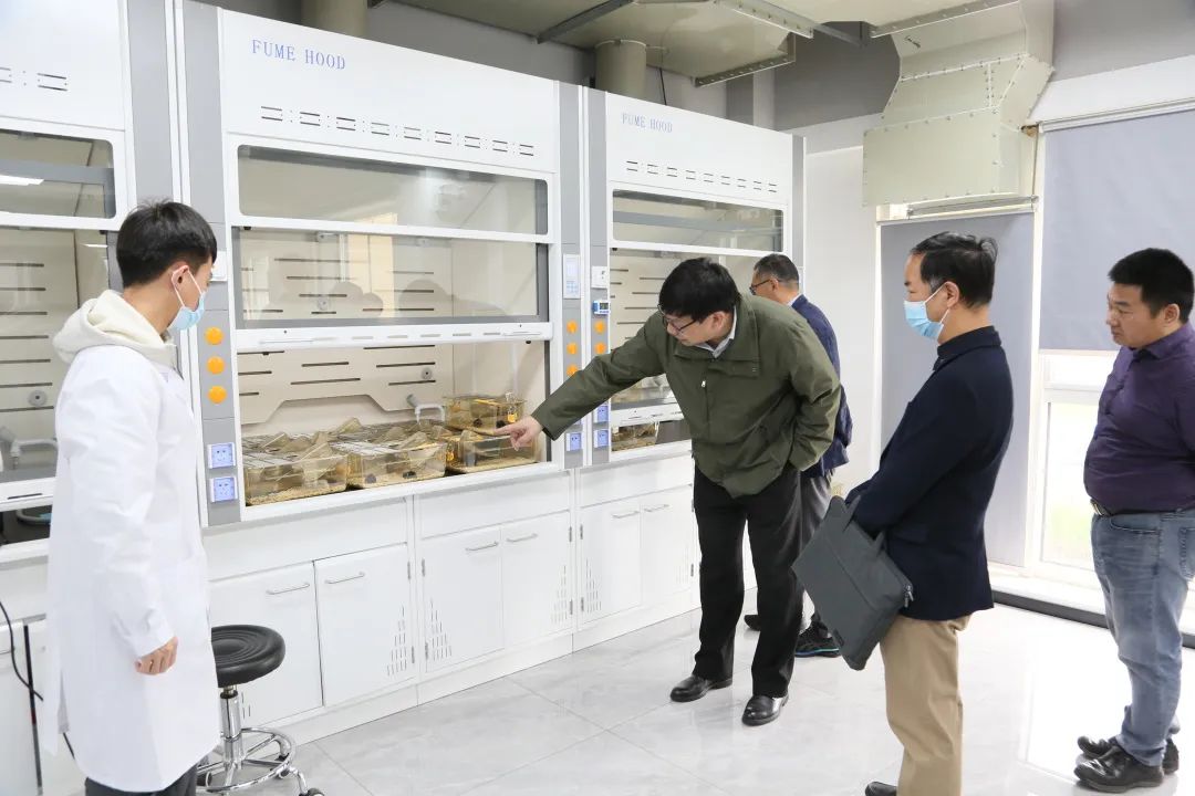 [Accomplish More with Unwavering Loyalty and Strong Responsibility at the Grand Moment]  District leaders research the biomedical industry in Wuqing Development Zone(图2)