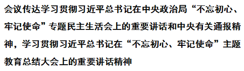 市委常委会召开扩大会议 坚守初心使命 勇担政治责任(图2)