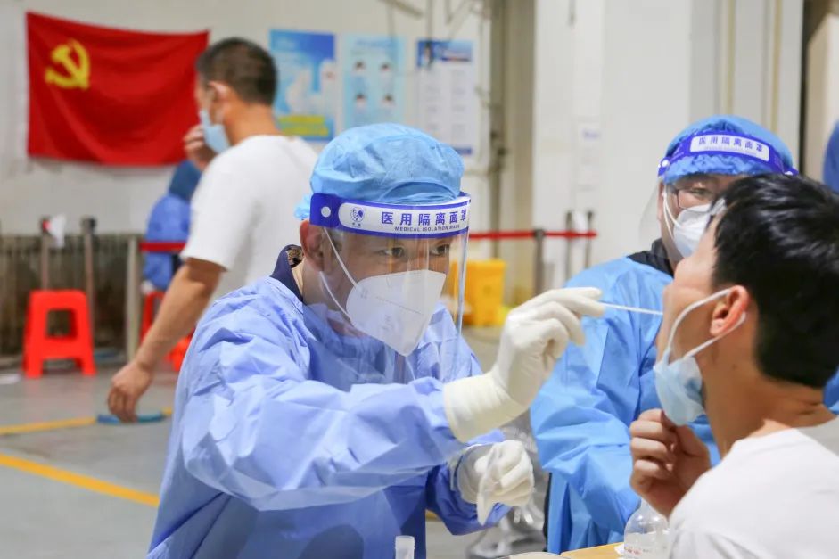 【迎盛会、铸忠诚、强担当、创业绩】武清开发区:党建引领聚合力 核酸检测显担当(图3)