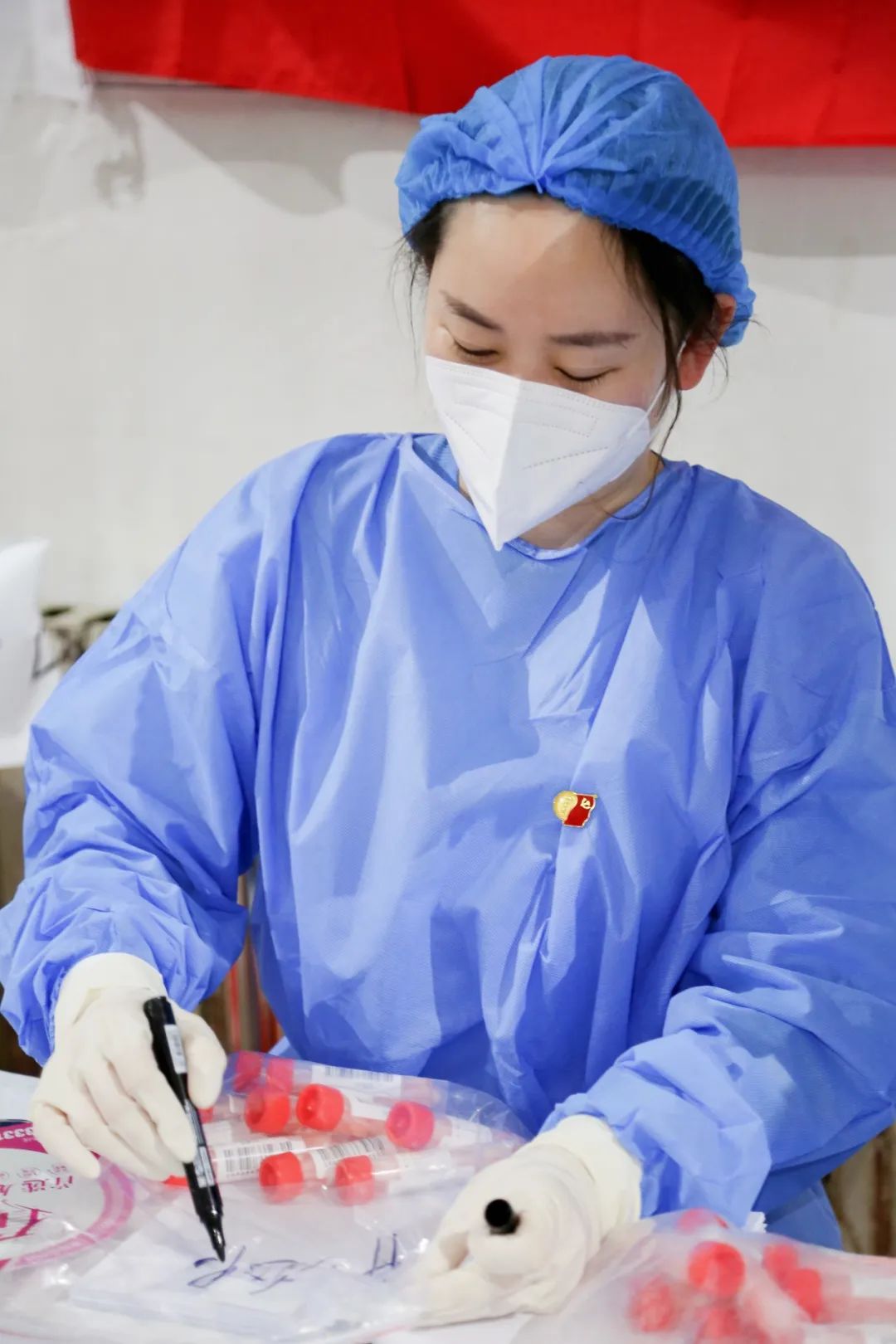 【迎盛会、铸忠诚、强担当、创业绩】武清开发区:党建引领聚合力 核酸检测显担当(图6)