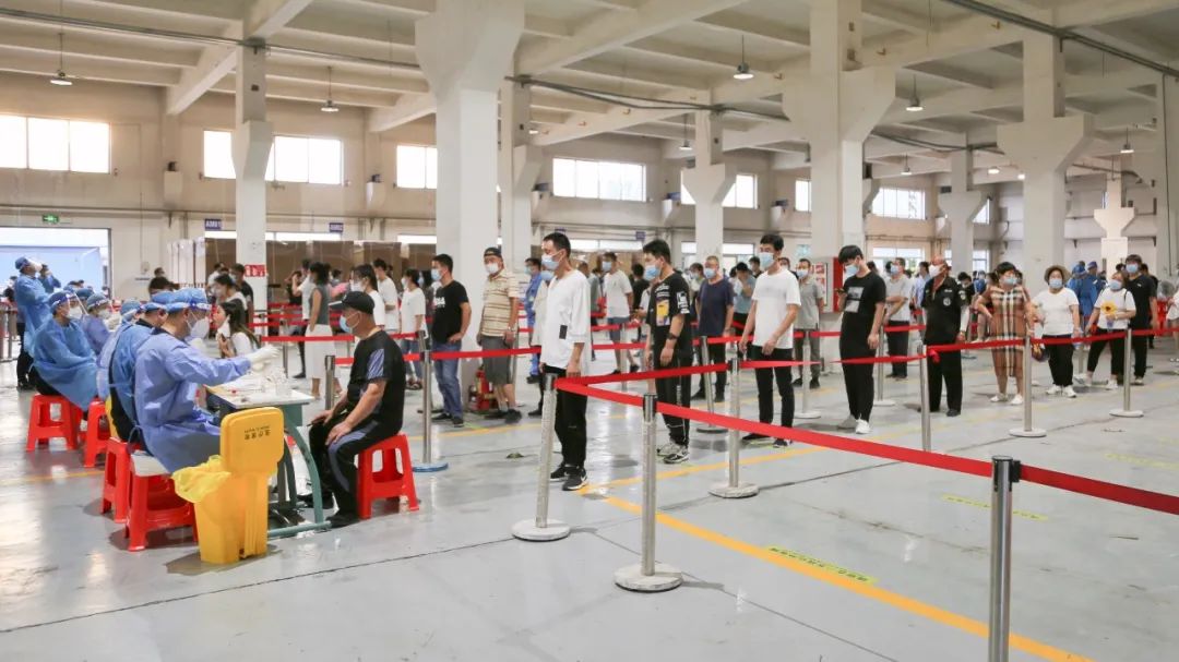 【迎盛会、铸忠诚、强担当、创业绩】武清开发区:党建引领聚合力 核酸检测显担当(图1)