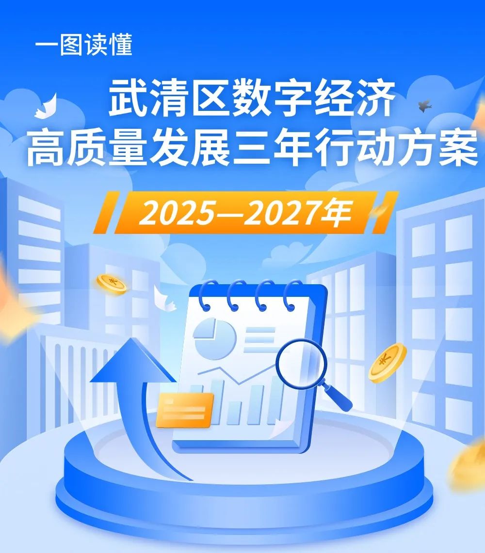 武清如何做强做优做大数字经济？一图全解→(图1)