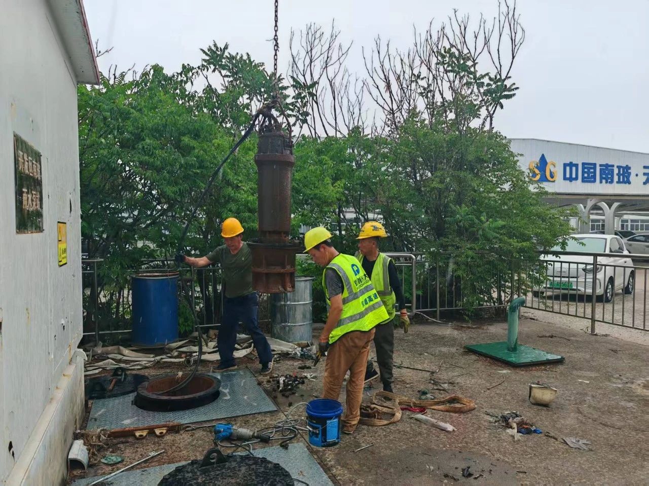 武清开发区全力应汛 打造安心营商环境！(图2)