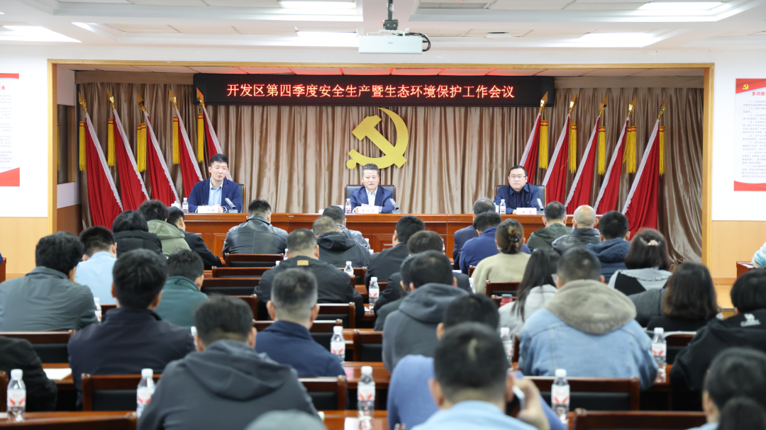 武清开发区召开第四季度安全生产暨生态环境保护工作会议(图1)