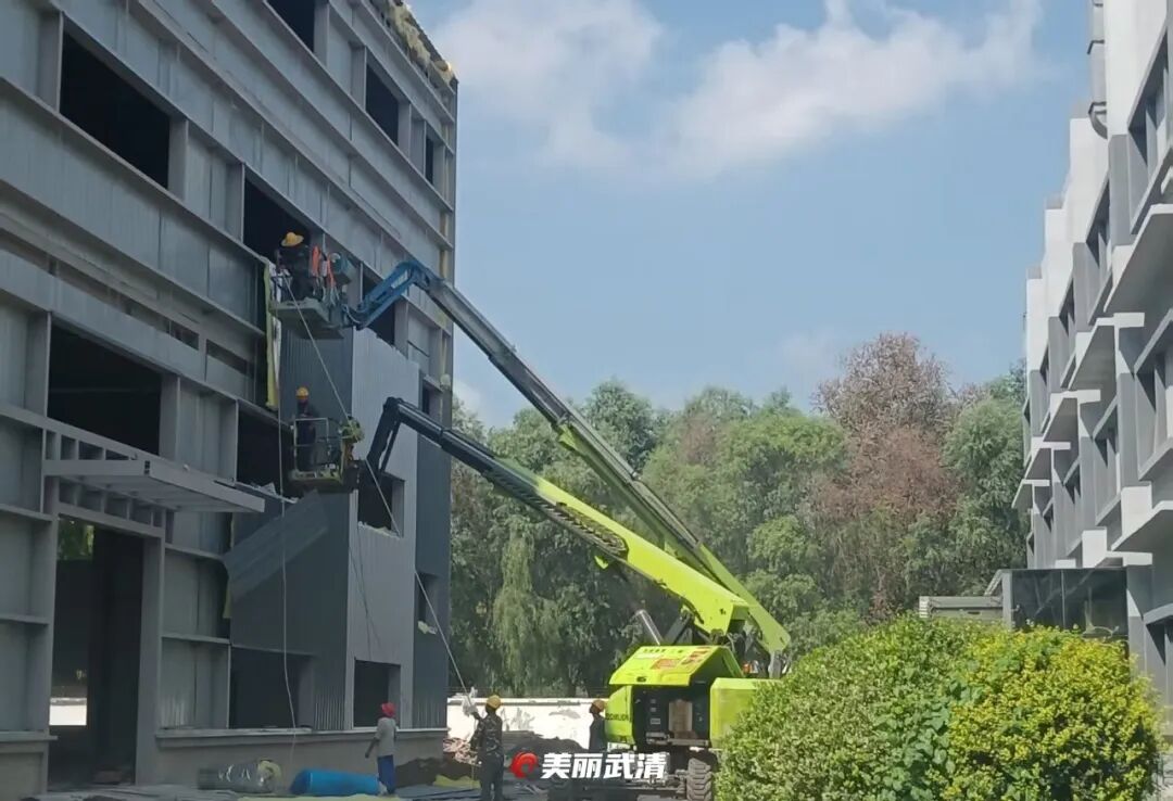 战高温、抢工期、保进度!武清重点项目建设“火热”推进(图5)
