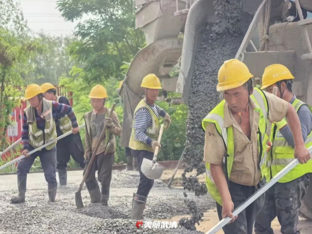 战高温、抢工期、保进度!武清重点项目建设“火热”推进(图7)